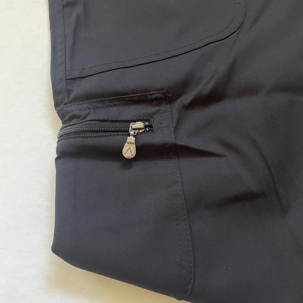 Black scrub pants, comfortable scrubs - Picture 4 of 13